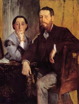 Edgar Degas : Edmondo and Therese Morbilli II